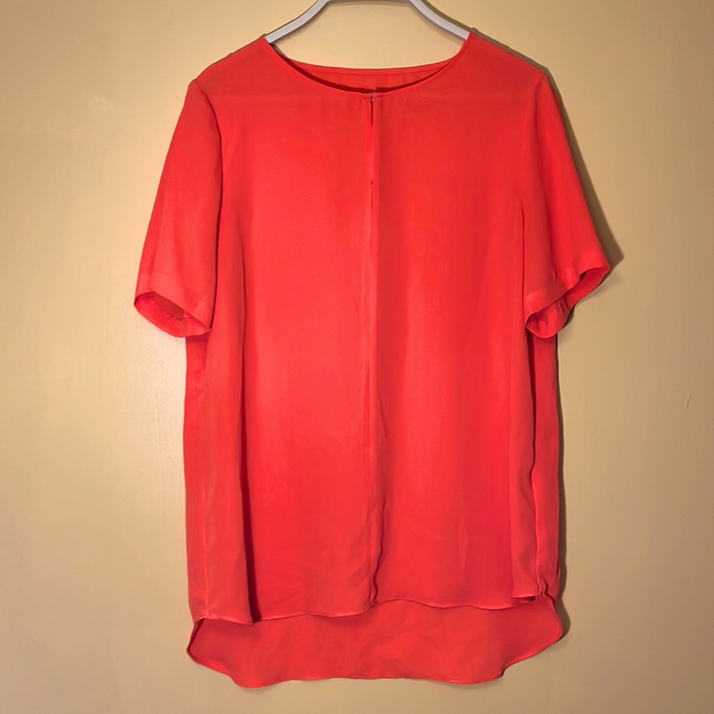 Orange blouse